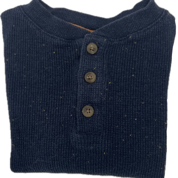 Boys 24 Month Waffle Sweater with Orange Speckles - Picture 1 of 5